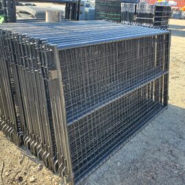 Heavy Duty 7’4″ by 4″ Mesh Panels (Stocked Product), $125