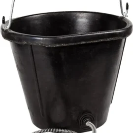 5 Gallon Heated Rubber Flack-back Bucket (Stocked Product), $54