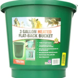 3 Gallon Flat-back Bucket (Stocked Product), $49