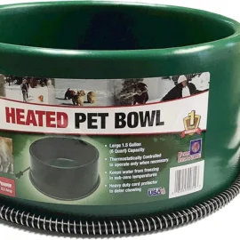 1 1/2 Gallon Heated Pet Bowl (Arriving Mid October, $31