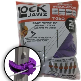 LockJawz T-post Insulator (Stocked Product), $15.50