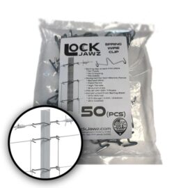 LockJawz Spring T-post Clips (Stocked Product), $11.75