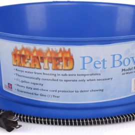 1.5 Gallon Economy Heated Pet Bowl (Stocked Product), $30