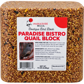 Premium Quail Block (Arriving Last Week of September), $tbd
